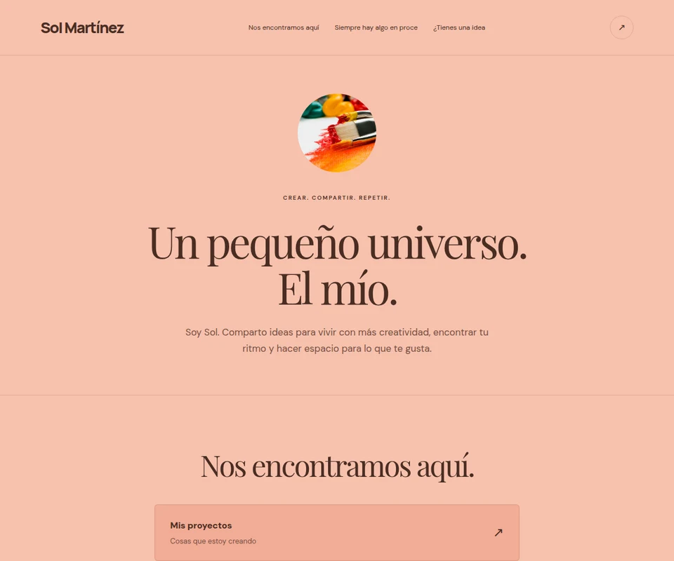 Ejemplo editable de Linkmas; no es una web de cliente.